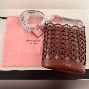 NWT Kate Spade Dorie Bucket Crossbody Bag - Brown